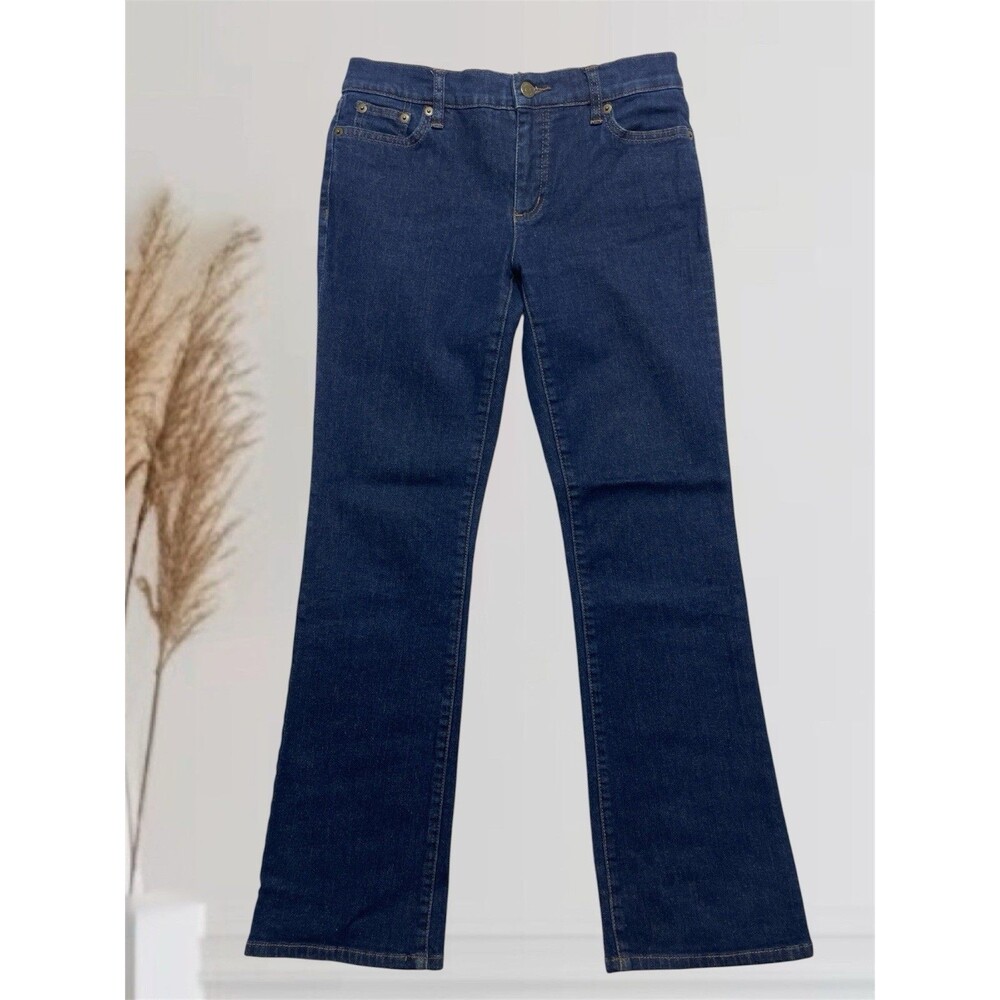 Lauren Ralph Lauren PETITE Women's Classic Bootcut Blue Jeans Size 2P
